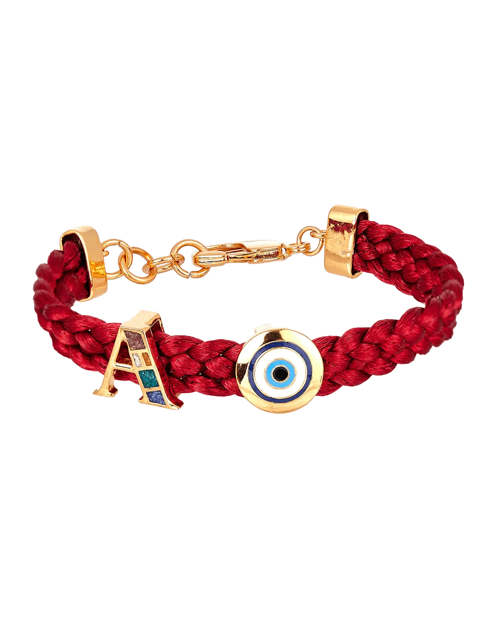 Personalised Unisex Infini Thread of Protego Bracelet - Rose wood and Gold