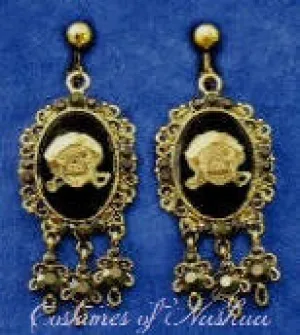 Pirate Cameo Earrings