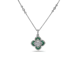 Quatrefoil Diamond Necklace