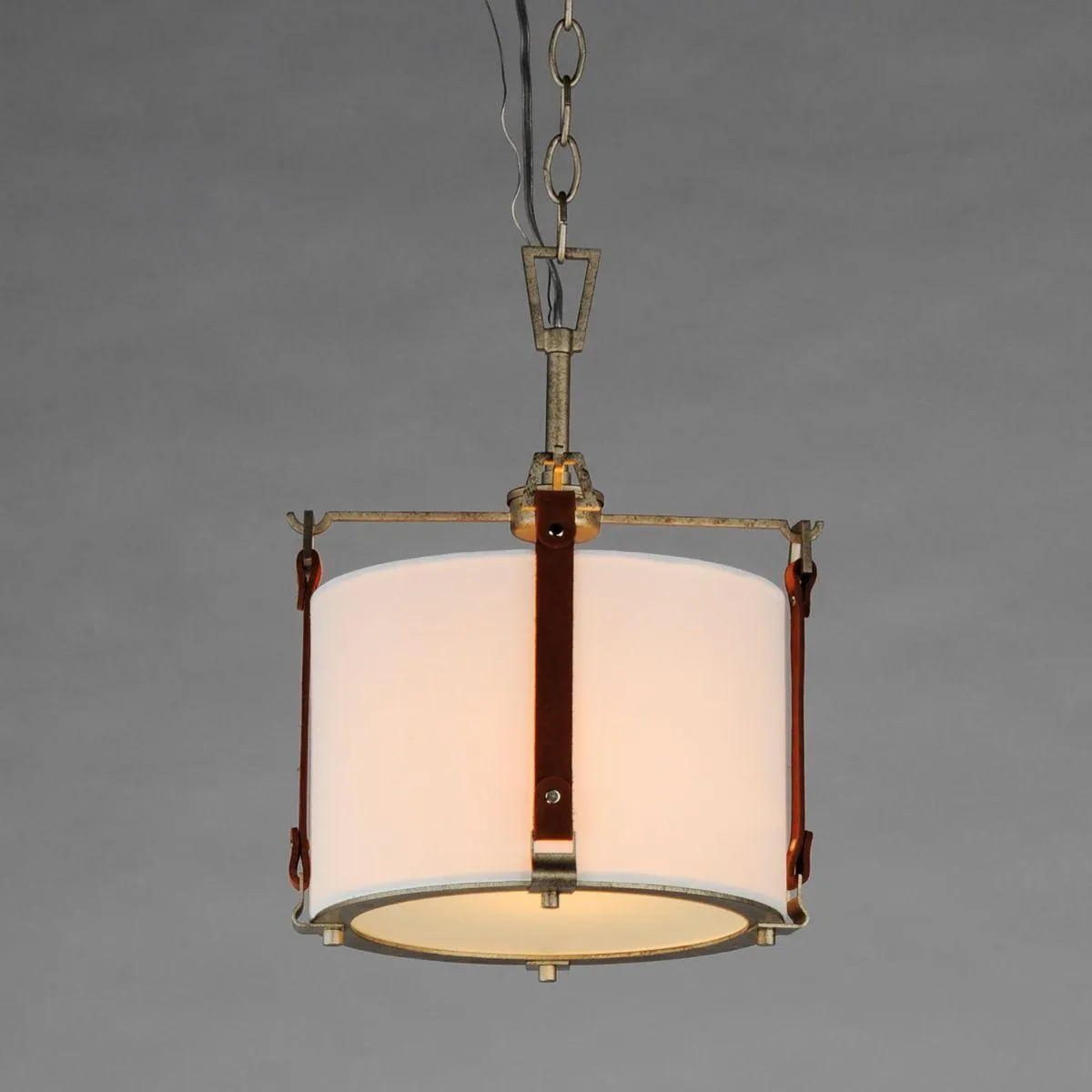 Sausalito 15 in. Pendant Light Weathered Zinc Finish