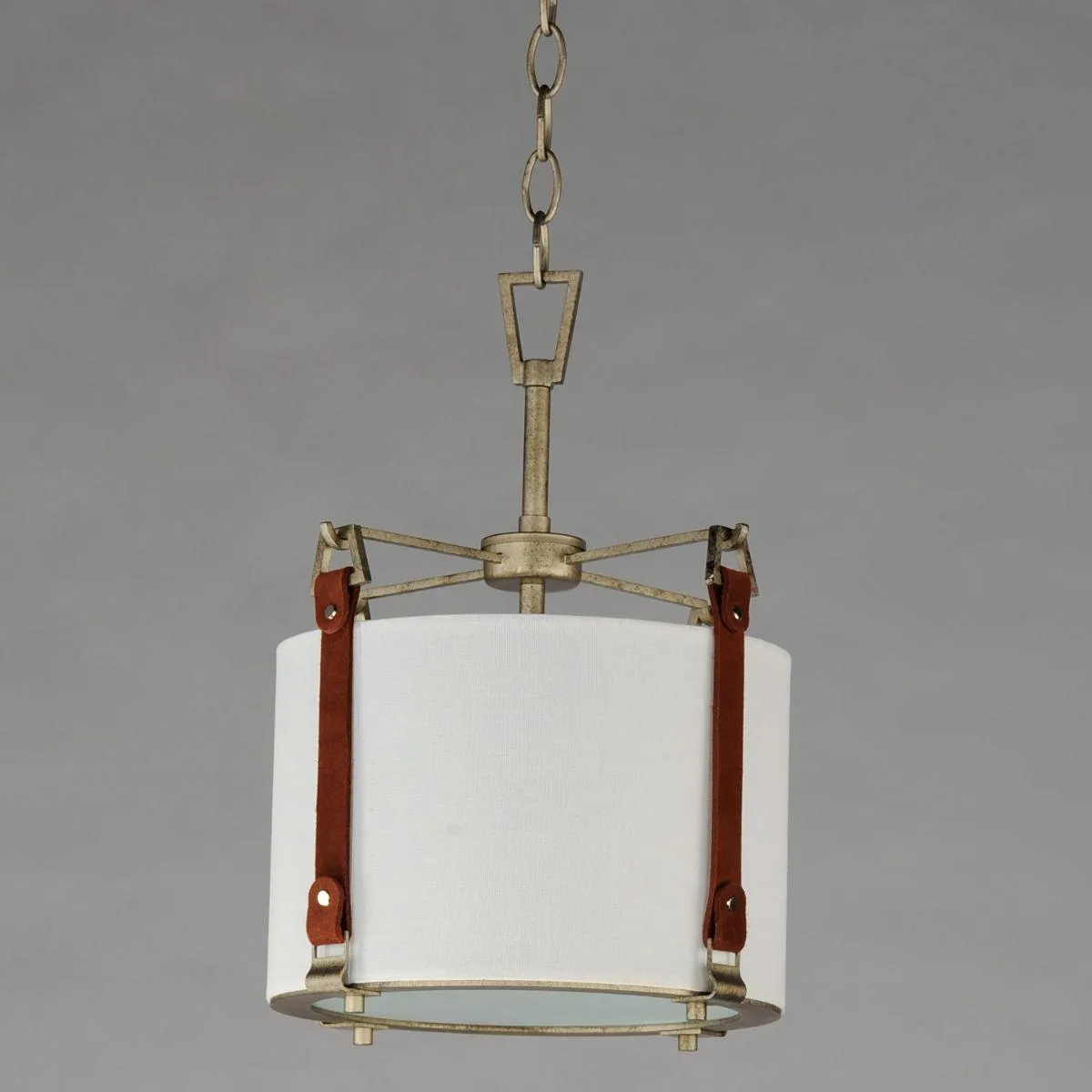 Sausalito 15 in. Pendant Light Weathered Zinc Finish