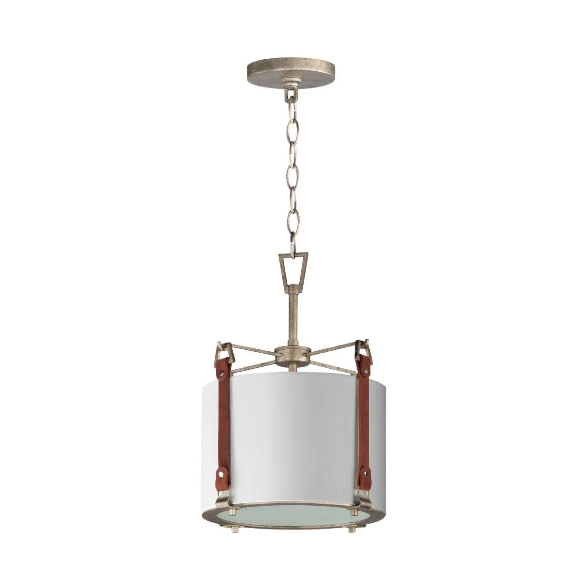 Sausalito 15 in. Pendant Light Weathered Zinc Finish