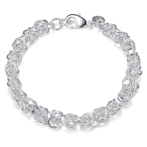 Silver Intricate Chain Bracelet