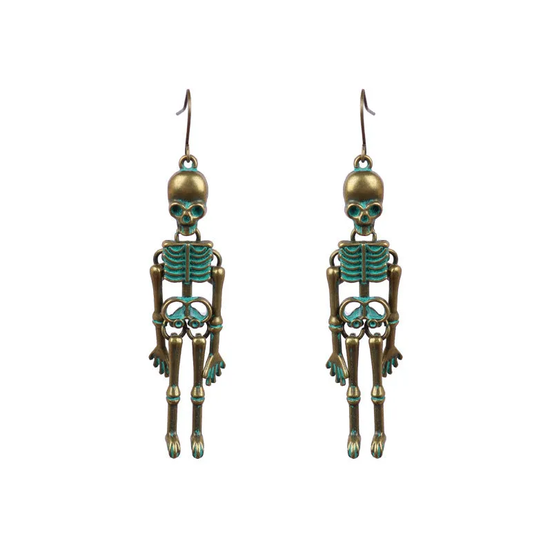 Skeleton Alloy Earrings