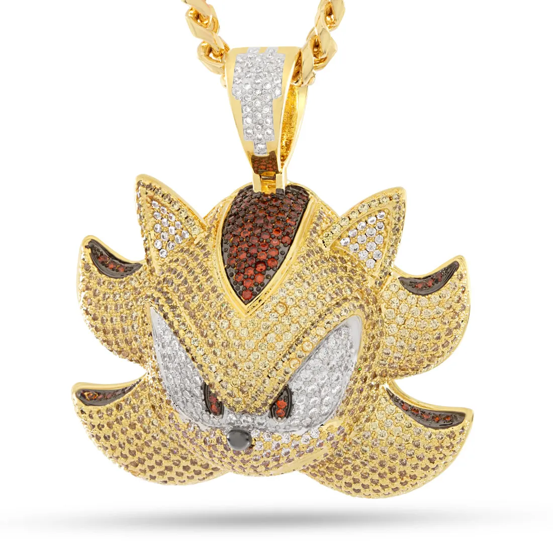 Sonic the Hedgehog x King Ice - Super Shadow Necklace