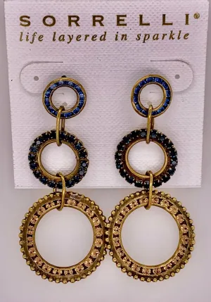 Sorrelli Ramona Trio Dangle Earrings