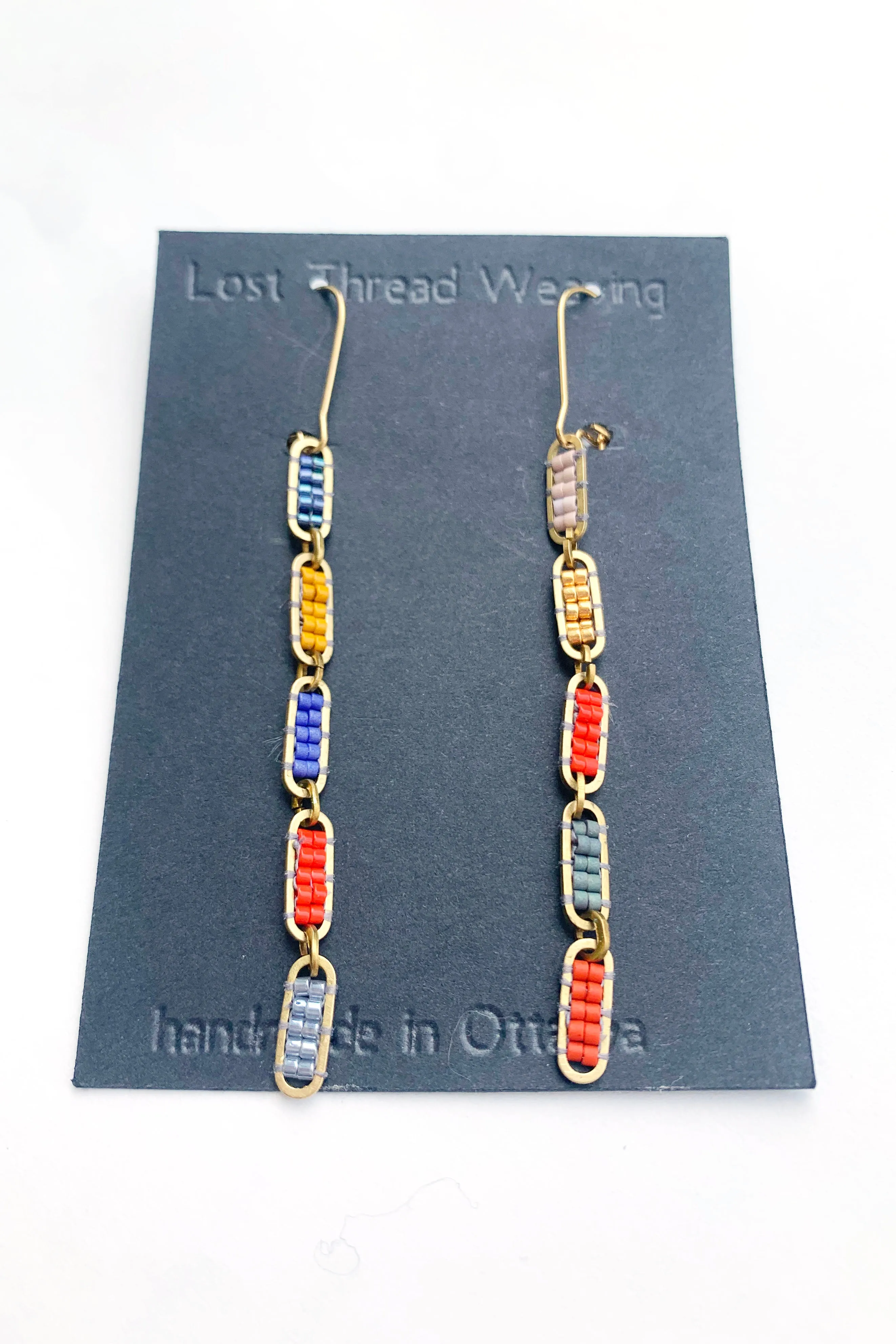 Super Mini Freya Long Chain Dangle Earrings