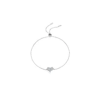 TEEK - Moissanite 925 SS Heart Bracelet