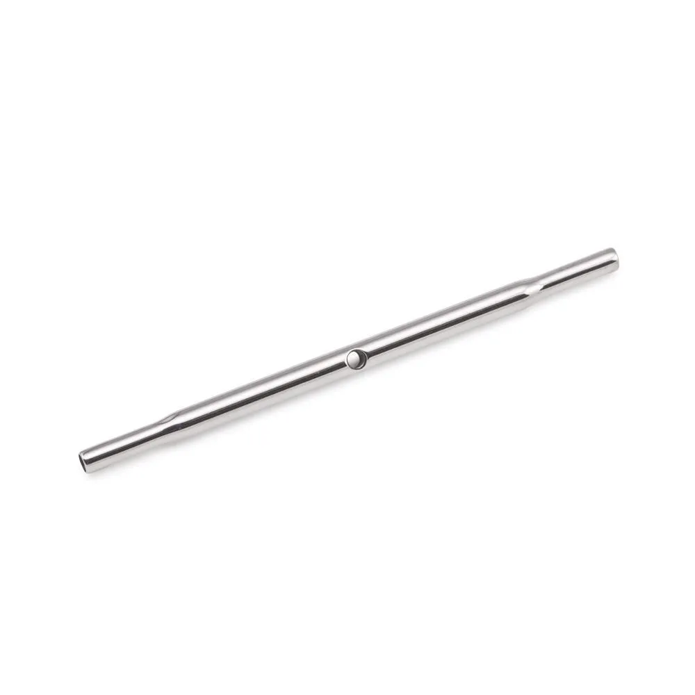 Tilum 14g 38mm Titanium Internally Threaded Straight Barbell Shaft with One Internal 1.2mm Threaded Center Hole - Price Per 1