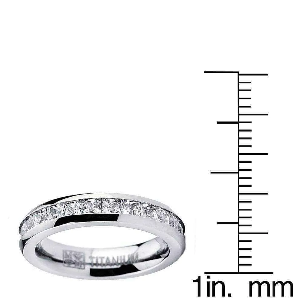 Titanium Eternity Ring