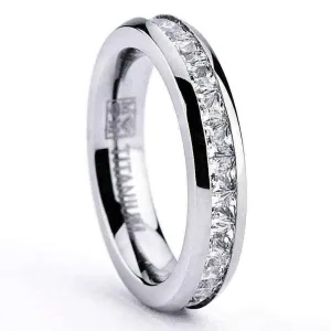 Titanium Eternity Ring