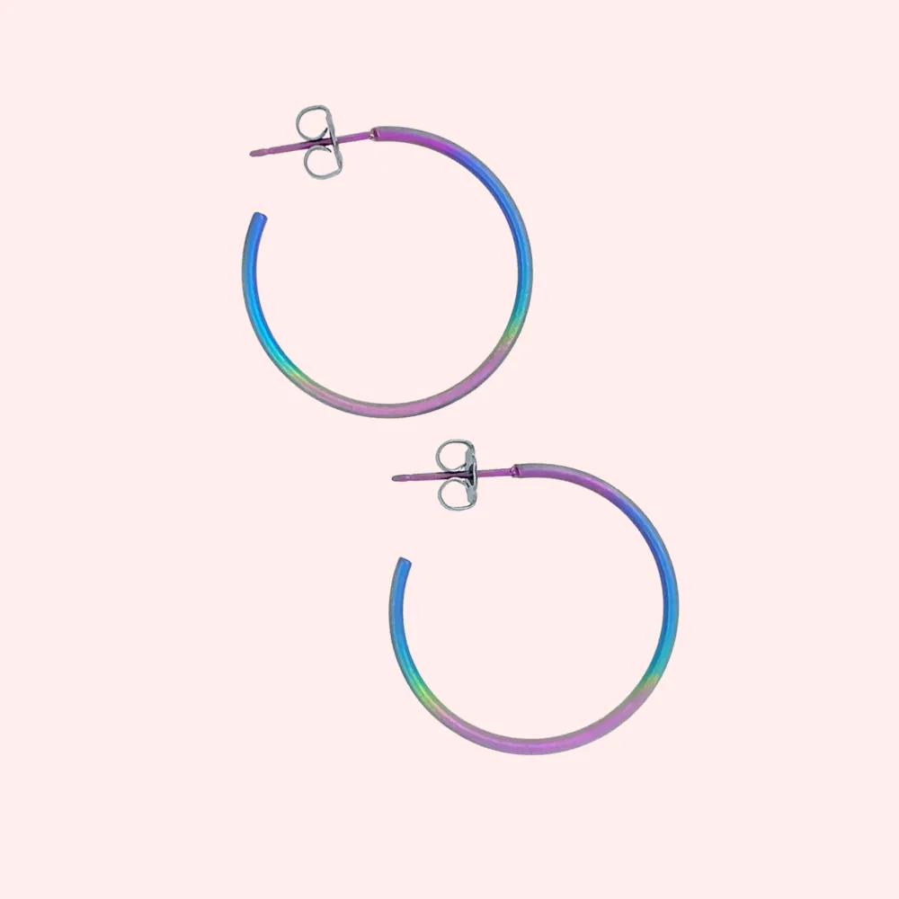 Titanium Hoop Hypoallergenic Earrings