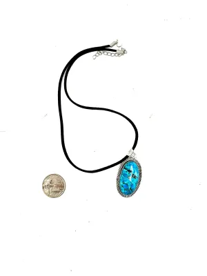 Turquoise pendant necklace