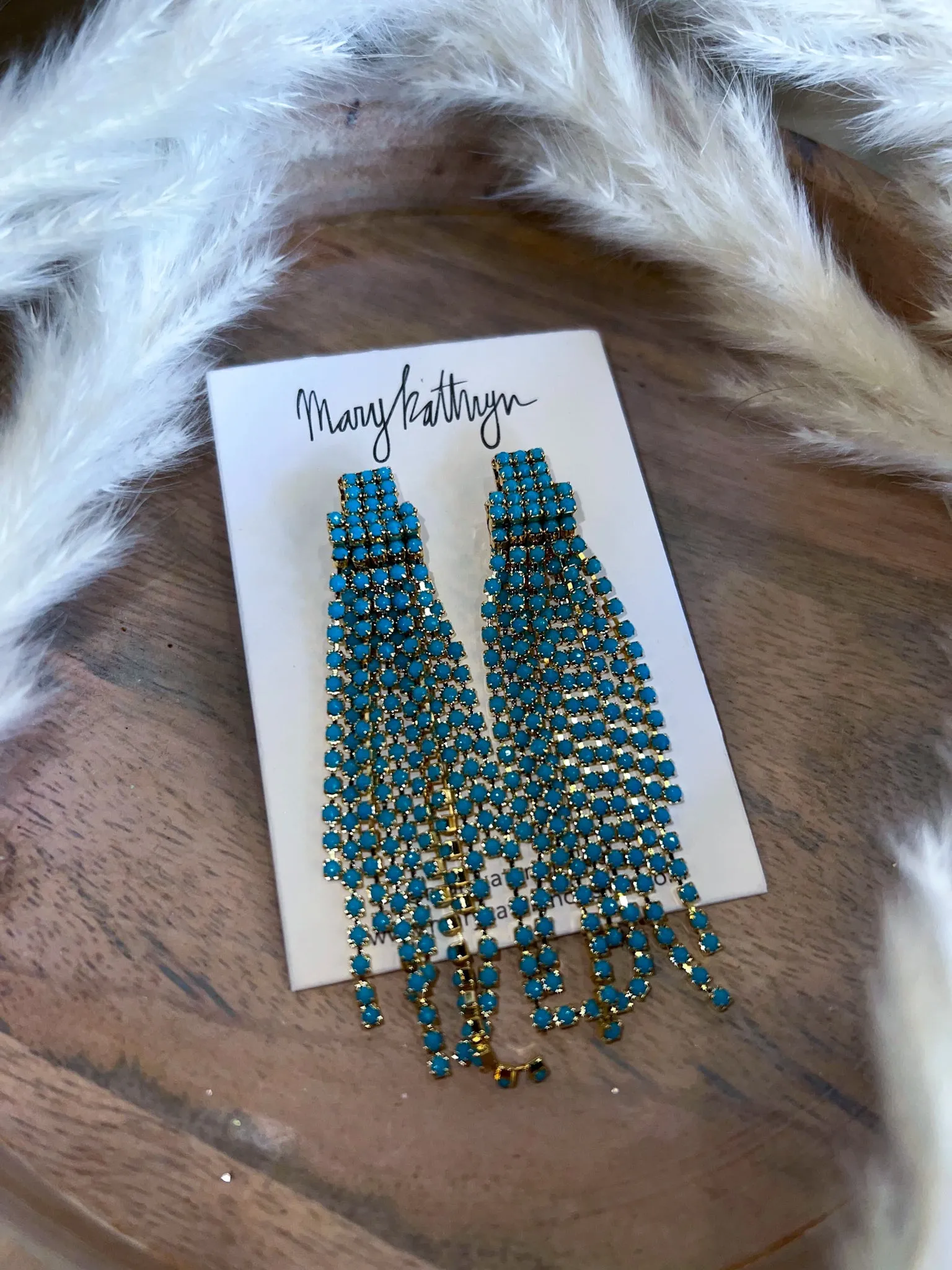 Turquoise Statement Dangles