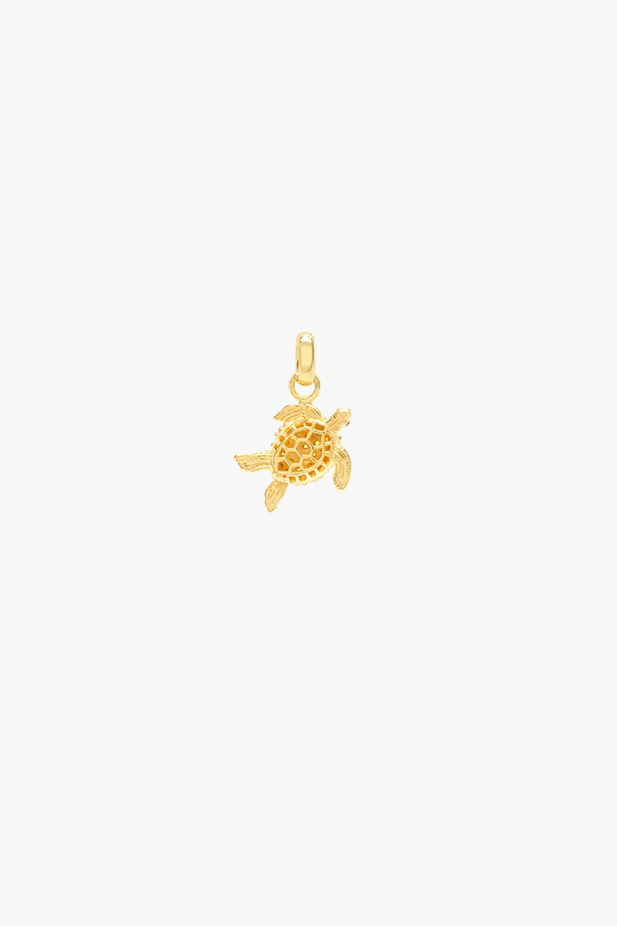 Under the sea turtle necklace gold plated