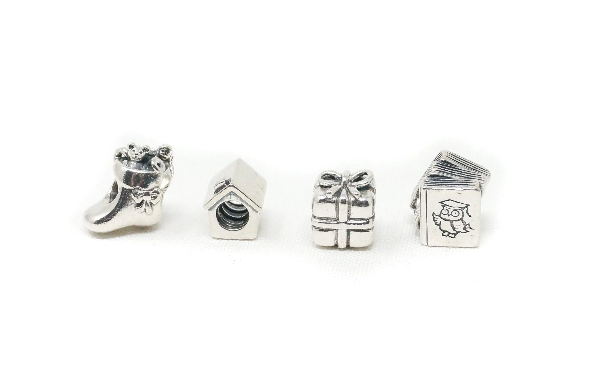 Vintage Designer Pandora ALE Sterling Silver Charms Lot