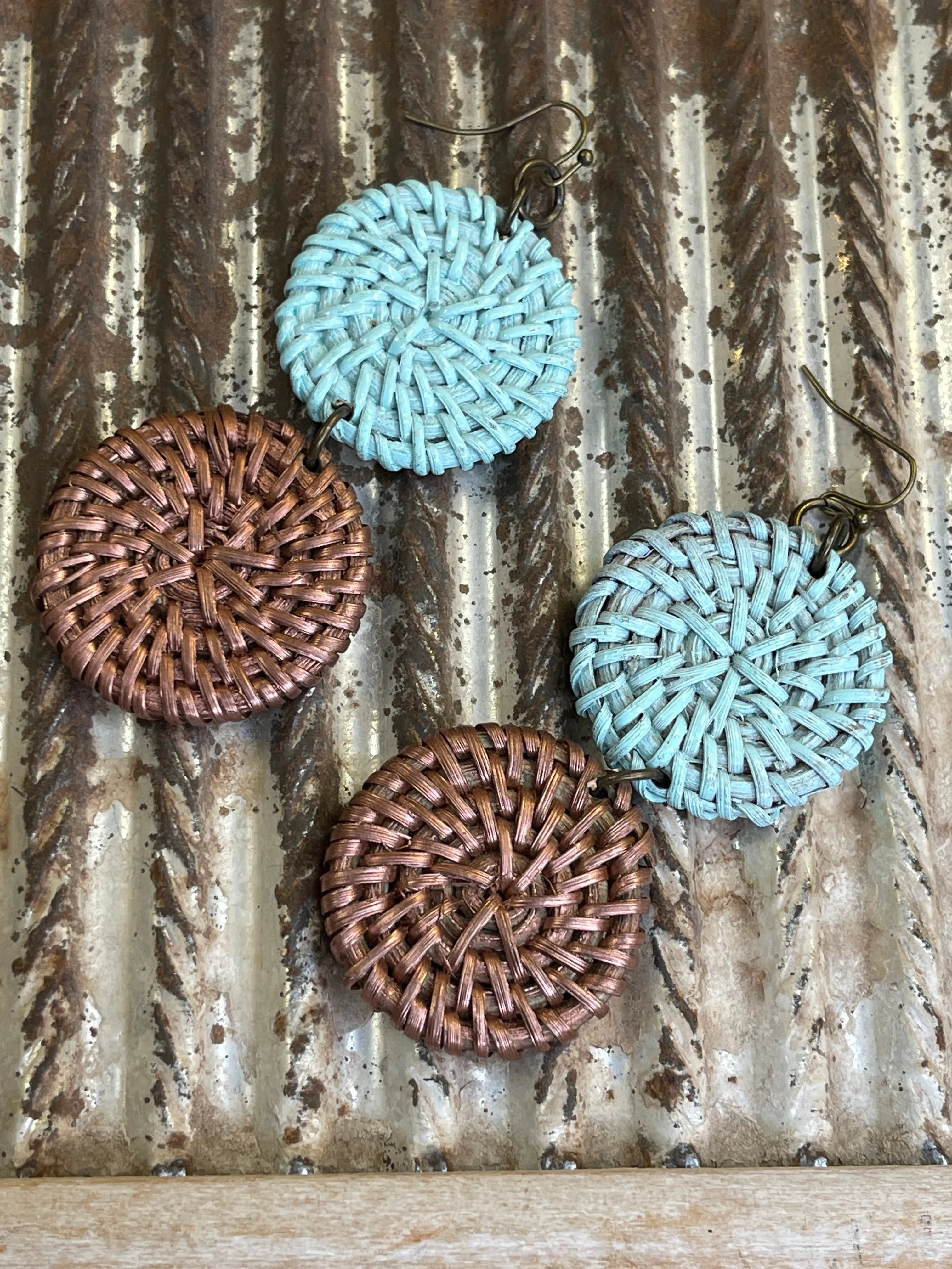 Wicker Circles Earrings