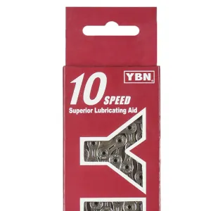 YBN 10sp Silver Chain SLA101