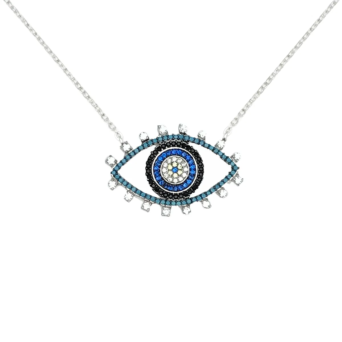 ZAHRA HERITAGE EVIL EYE GM NECKLACE