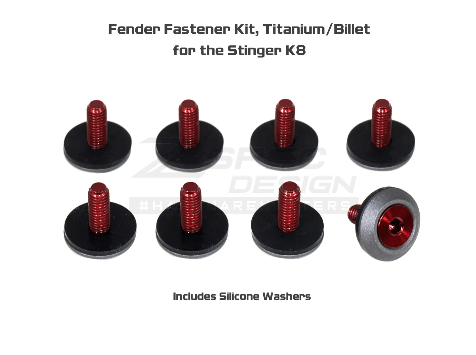 ZSPEC Fenders Fastener Kit for '18  Stinger GT, Titanium & Billet Hardware